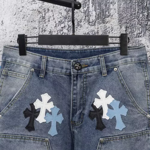 Replica Chrome Hearts Jeans For Men #1384206 $68.00 USD for Wholesale