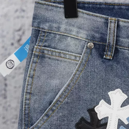 Replica Chrome Hearts Jeans For Men #1384206 $68.00 USD for Wholesale