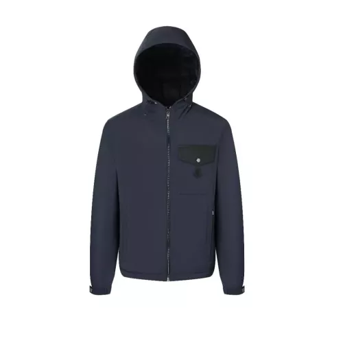 Moncler Down Feather Coat Long Sleeved For Men #1384355
