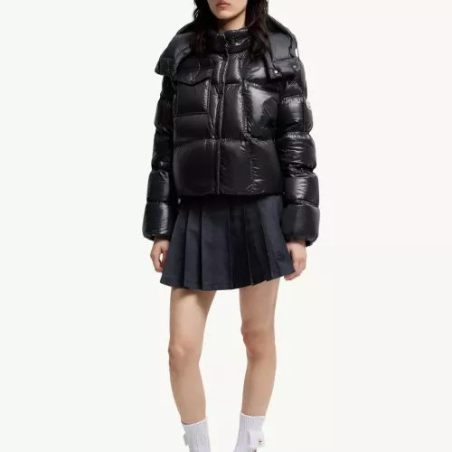 Replica Moncler Down Feather Coat Long Sleeved For Women #1384357 $215.00 USD for Wholesale