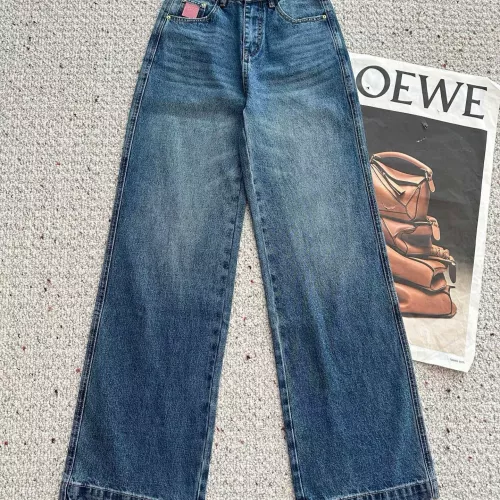 Replica LOEWE Jeans For Women #1384397 $96.00 USD for Wholesale