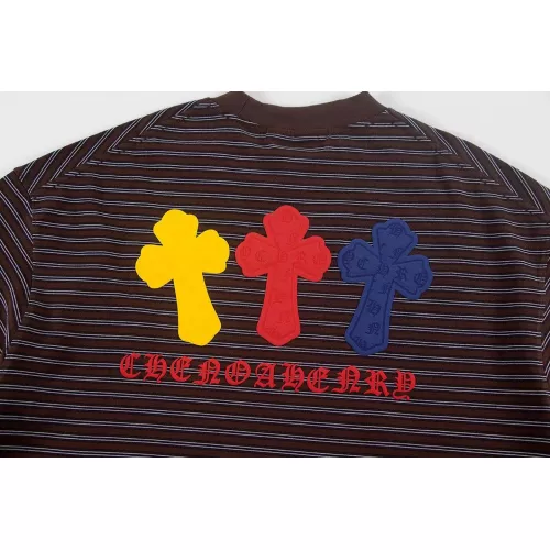 Replica Chrome Hearts T-Shirts Long Sleeved For Unisex #1384432 $64.00 USD for Wholesale