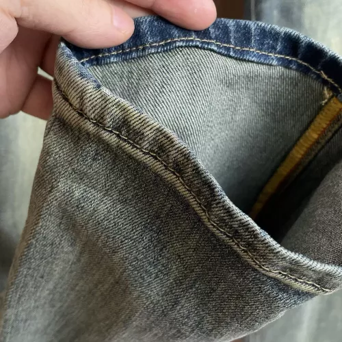 Replica Chrome Hearts Jeans For Men #1385921 $48.00 USD for Wholesale