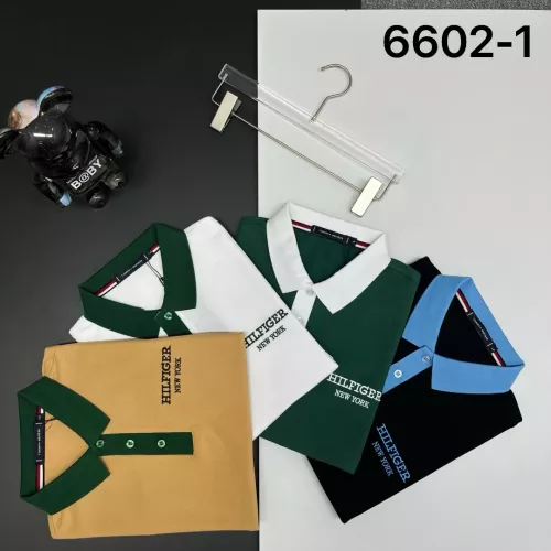 Replica Tommy Hilfiger TH T-Shirts Short Sleeved For Men #1386678 $38.00 USD for Wholesale