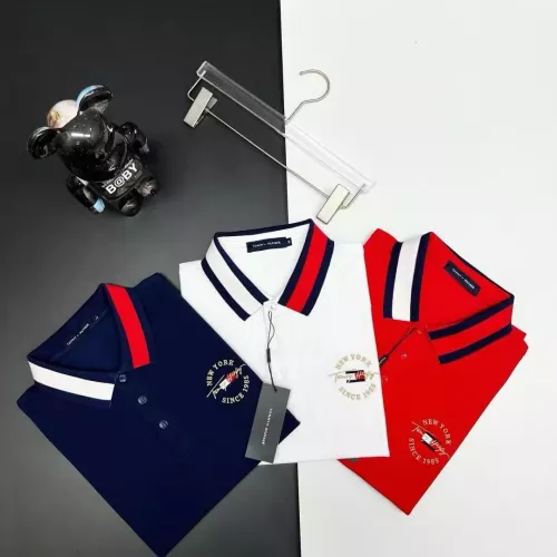 Replica Tommy Hilfiger TH T-Shirts Short Sleeved For Men #1386694 $38.00 USD for Wholesale