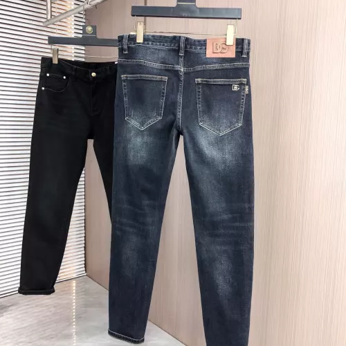 Replica Dolce & Gabbana D&G Jeans For Men #1386843 $80.00 USD for Wholesale