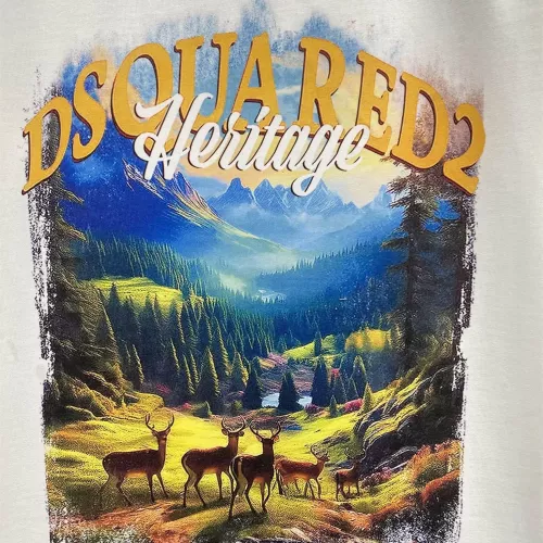 Replica Dsquared Hoodies Long Sleeved For Men #1387236 $42.00 USD for Wholesale