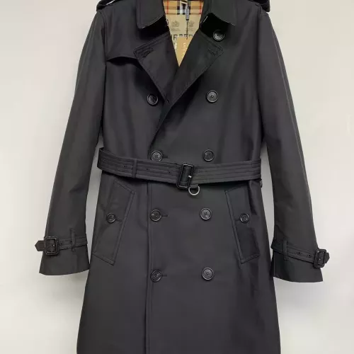 Burberry Trench Coat Long Sleeved For Men #1387280