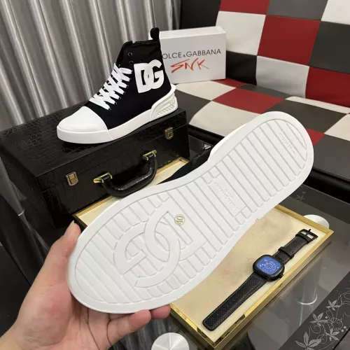 Replica Dolce & Gabbana D&G High Top Shoes For Men #1387371 $85.00 USD for Wholesale