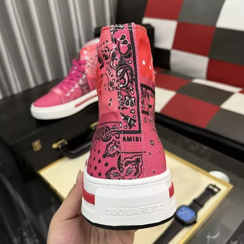 Replica Dsquared High Tops Shoes For Men #1387429 $82.00 USD for Wholesale