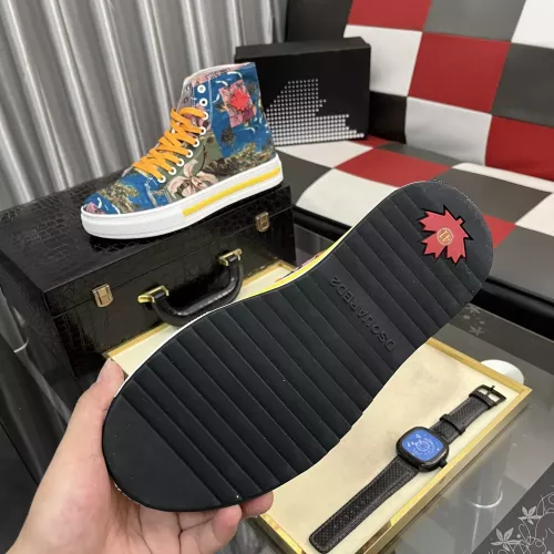 Replica Dsquared High Tops Shoes For Men #1387431 $82.00 USD for Wholesale