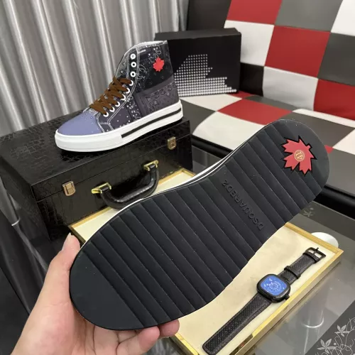Replica Dsquared High Tops Shoes For Men #1387432 $82.00 USD for Wholesale