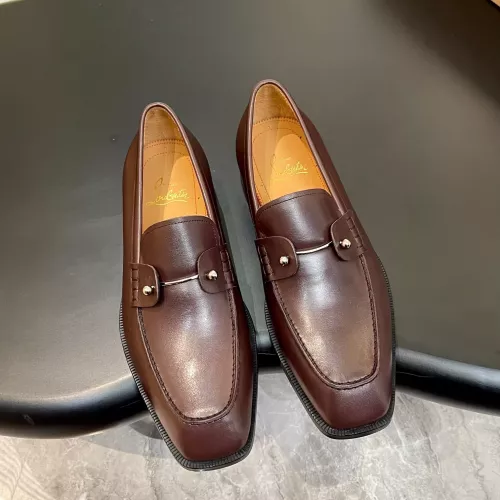 Replica Christian Louboutin Leather Shoes For Men #1387568 $172.00 USD for Wholesale