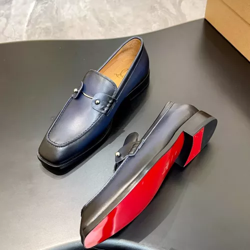 Replica Christian Louboutin Leather Shoes For Men #1387569 $172.00 USD for Wholesale