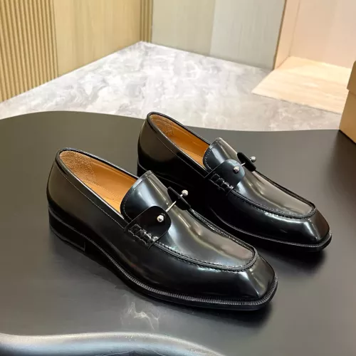 Replica Christian Louboutin Leather Shoes For Men #1387578 $172.00 USD for Wholesale