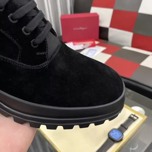 Replica Salvatore Ferragamo Leather Shoes For Men #1387948 $118.00 USD for Wholesale