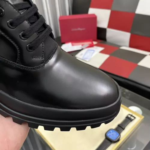 Replica Salvatore Ferragamo Leather Shoes For Men #1387951 $118.00 USD for Wholesale