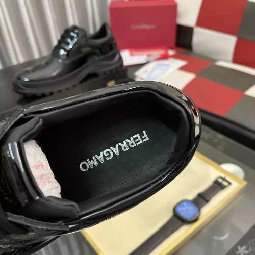 Replica Salvatore Ferragamo Leather Shoes For Men #1387955 $118.00 USD for Wholesale