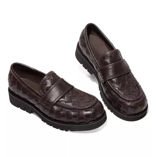 Bottega Veneta BV Leather Shoes For Men #1387962