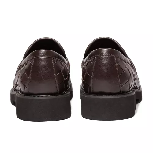 Replica Bottega Veneta BV Leather Shoes For Men #1387962 $135.00 USD for Wholesale