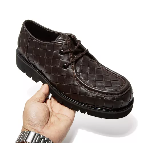Replica Bottega Veneta BV Leather Shoes For Women #1387967 $145.00 USD for Wholesale