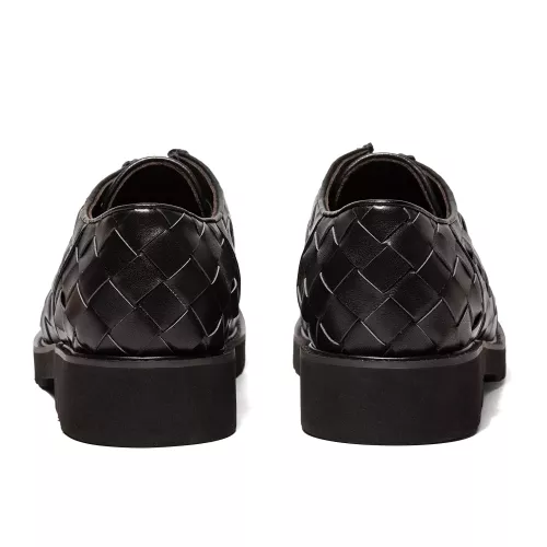 Replica Bottega Veneta BV Leather Shoes For Men #1387968 $145.00 USD for Wholesale