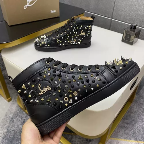 Replica Christian Louboutin High Top Shoes For Men #1388050 $98.00 USD for Wholesale