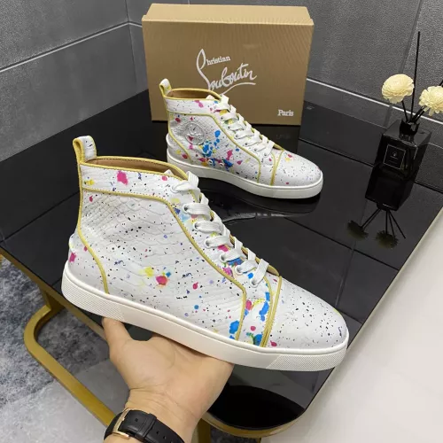 Christian Louboutin High Top Shoes For Men #1388056