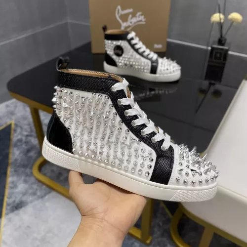 Replica Christian Louboutin High Top Shoes For Men #1388060 $98.00 USD for Wholesale