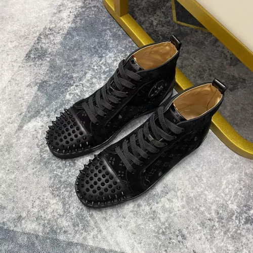Replica Christian Louboutin High Top Shoes For Men #1388064 $100.00 USD for Wholesale