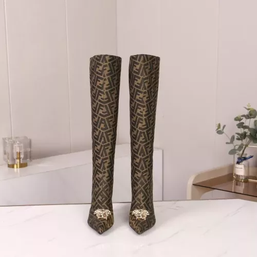 Replica Versace Boots For Women #1388582 $112.00 USD for Wholesale