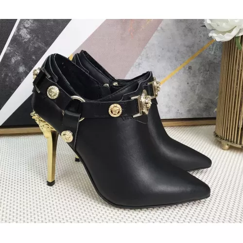 Replica Versace Boots For Women #1388589 $92.00 USD for Wholesale