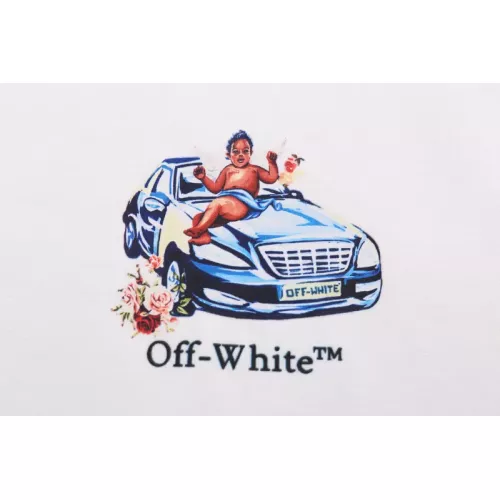 Replica Off-White T-Shirts Short Sleeved For Unisex #1389842 $40.00 USD for Wholesale