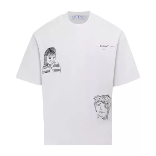 Off-White T-Shirts Short Sleeved For Unisex #1389858