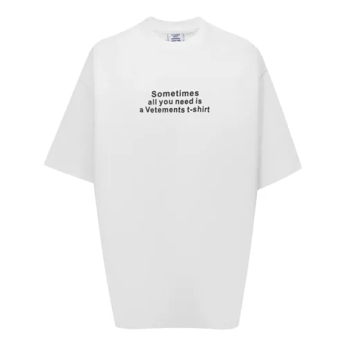 VETEMENTS T-Shirts Short Sleeved For Unisex #1390272