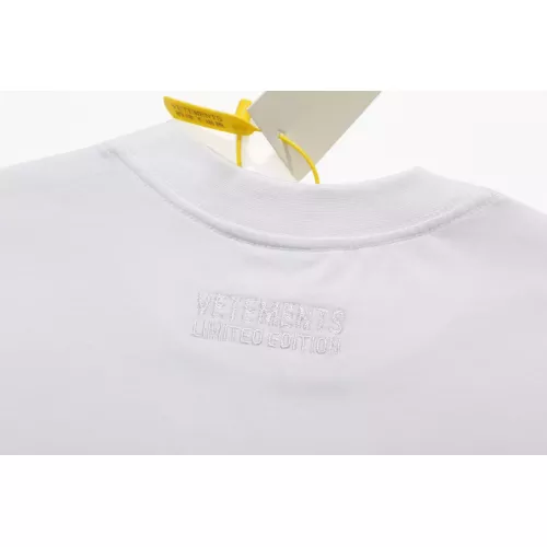 Replica VETEMENTS T-Shirts Short Sleeved For Unisex #1390277 $36.00 USD for Wholesale