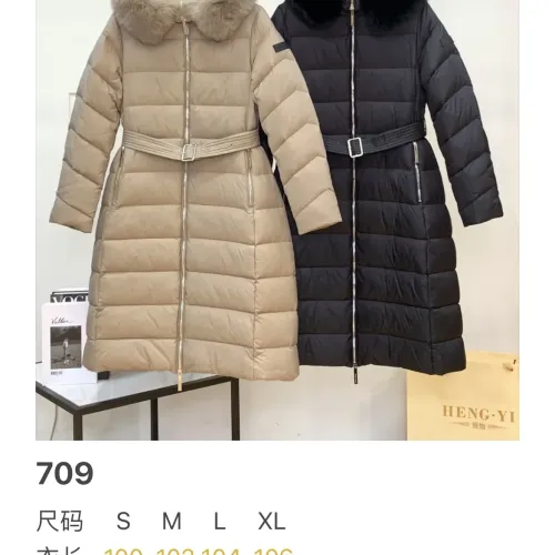Replica Burberry Down Feather Coat Long Sleeved For Women #1390469 $247.93 USD for Wholesale