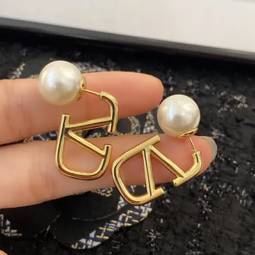 Replica Valentino Earrings For Women #1390862 $34.00 USD for Wholesale