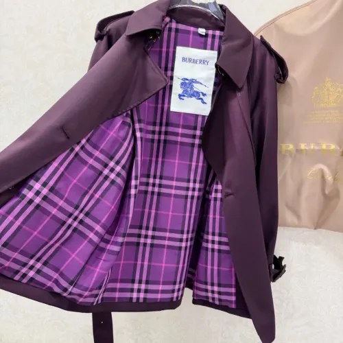 Replica Burberry Trench Coat Long Sleeved For Women #1390953 $165.00 USD for Wholesale