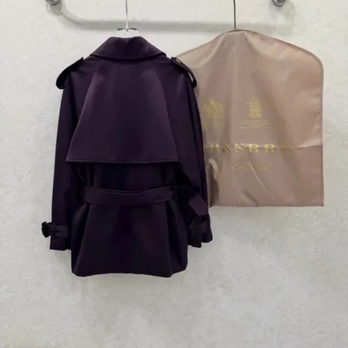 Replica Burberry Trench Coat Long Sleeved For Women #1390953 $165.00 USD for Wholesale