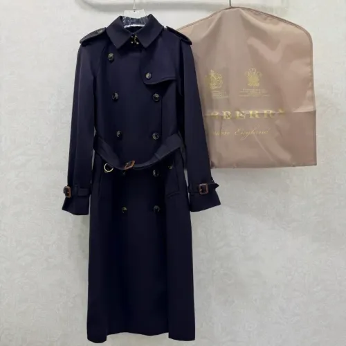 Burberry Trench Coat Long Sleeved For Women #1390954