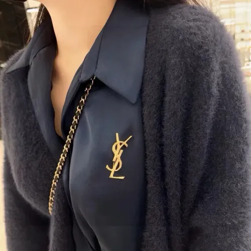 Replica Yves Saint Laurent Brooches For Women #1390998 $27.00 USD for Wholesale