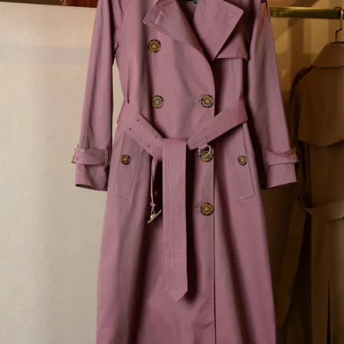 Burberry Trench Coat Long Sleeved For Women #1391047