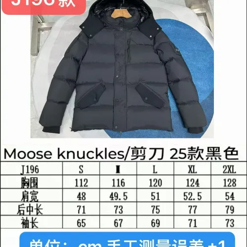 Replica Moose Knuckles Down Feather Coat Long Sleeved For Men #1391063 $205.00 USD for Wholesale