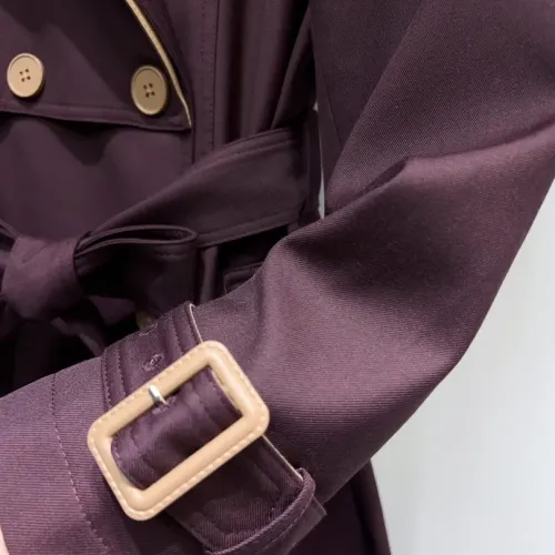 Replica Burberry Trench Coat Long Sleeved For Women #1391098 $132.00 USD for Wholesale
