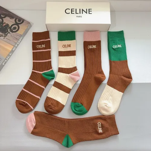 Replica Celine Socks #1391166 $29.00 USD for Wholesale