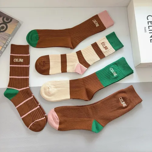 Replica Celine Socks #1391166 $29.00 USD for Wholesale