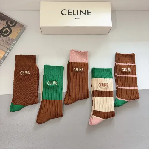 Replica Celine Socks #1391166 $29.00 USD for Wholesale