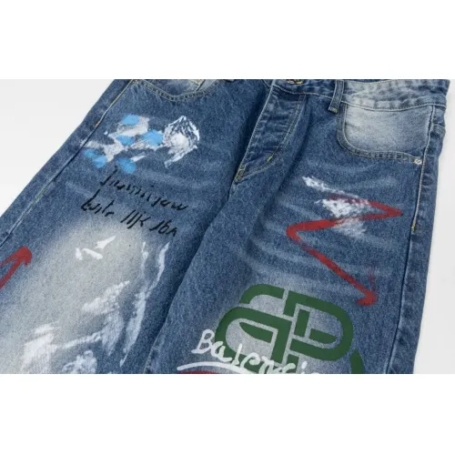 Replica Balenciaga Jeans For Unisex #1391432 $80.00 USD for Wholesale