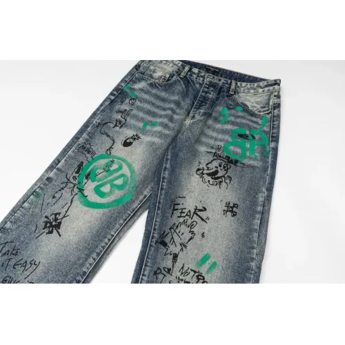 Replica Balenciaga Jeans For Unisex #1391440 $80.00 USD for Wholesale